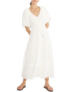 Karina Midi Dress In White