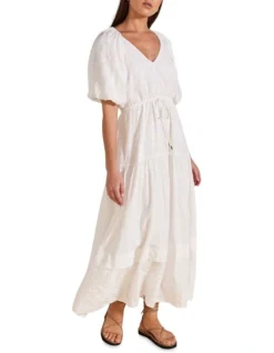 Karina Midi Dress In White -Myer Clothing Shop 938619280 5 720x928