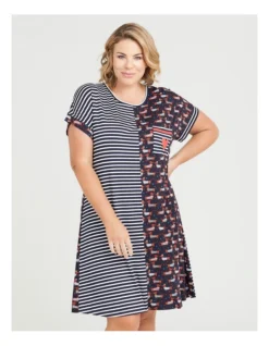 Bamboo Spliced Dogs Nightie Print -Myer Clothing Shop 938846530 3 720x928