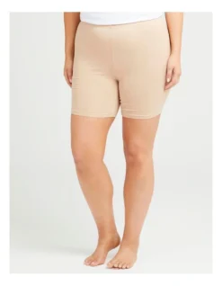 Organic Cotton Anti Chafe Short In Nude
