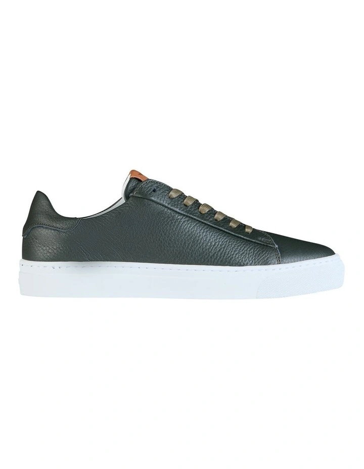 Deco 2.0 Leather Sneakers In Forest Green 1 Deco 2.0 Leather Sneakers In Forest Green