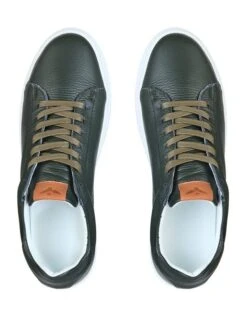 Deco 2.0 Leather Sneakers In Forest Green 7 Deco 2.0 Leather Sneakers In Forest Green -Myer Clothing Shop 938896480 4 1 720x928