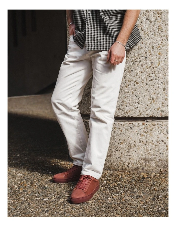 Deco 2.0 Nubuck Sneakers In Burgundy 2 Deco 2.0 Nubuck Sneakers In Burgundy - Image 2