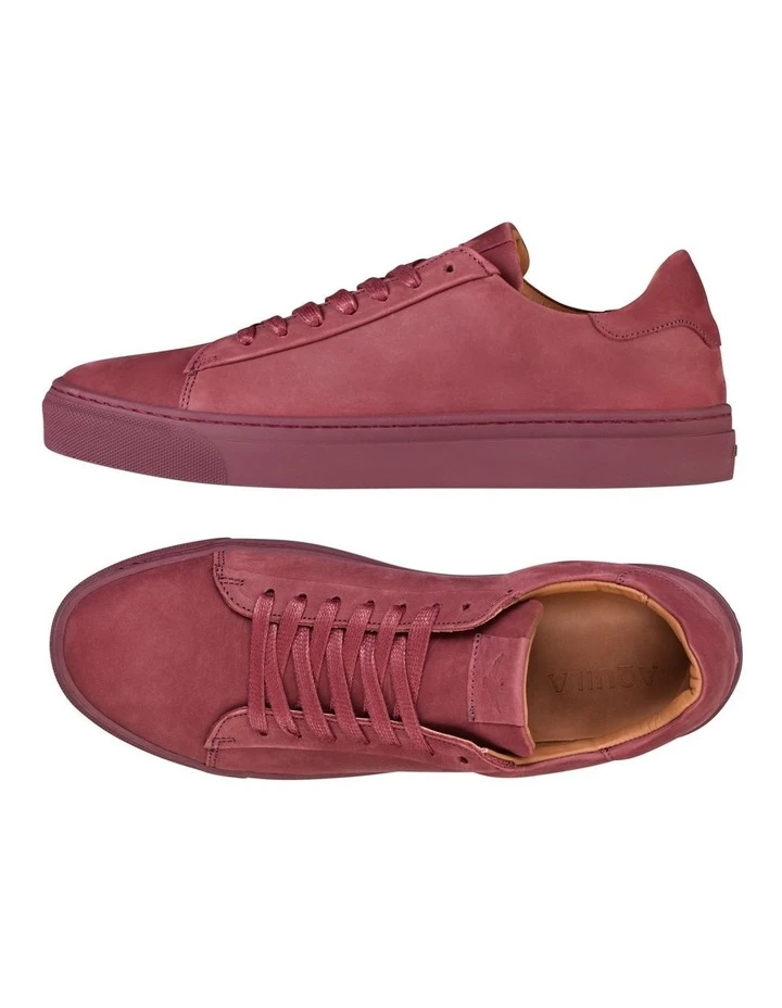 Deco 2.0 Nubuck Sneakers In Burgundy 3 Deco 2.0 Nubuck Sneakers In Burgundy - Image 3
