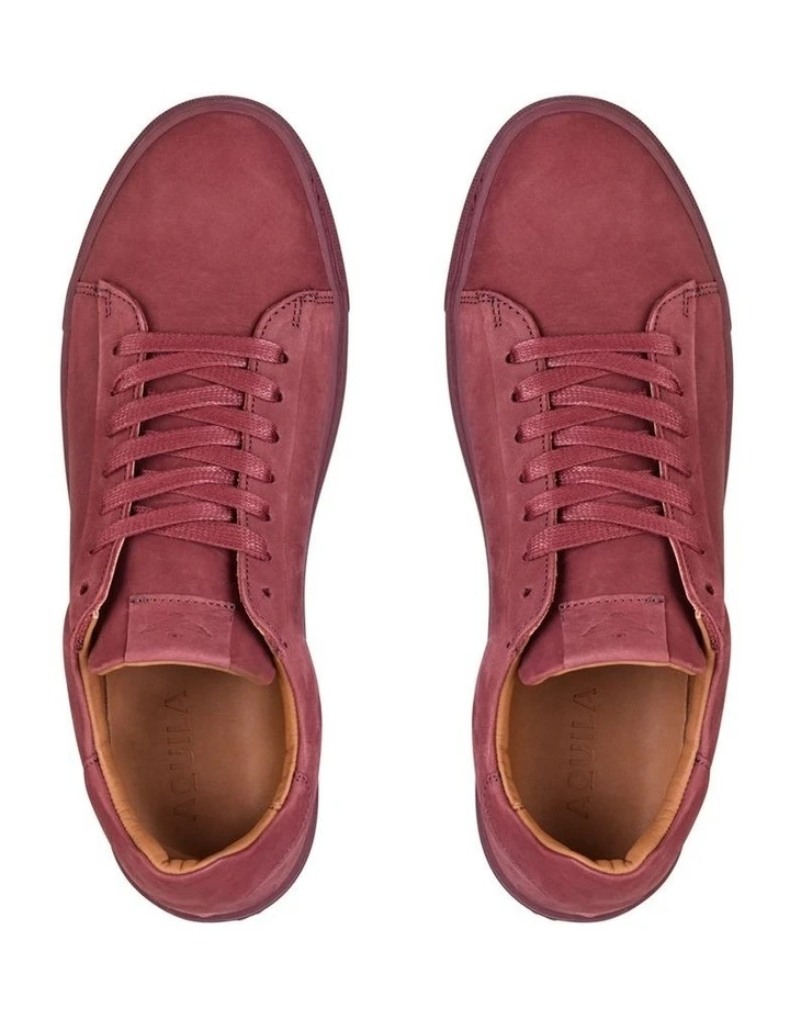 Deco 2.0 Nubuck Sneakers In Burgundy 4 Deco 2.0 Nubuck Sneakers In Burgundy - Image 4