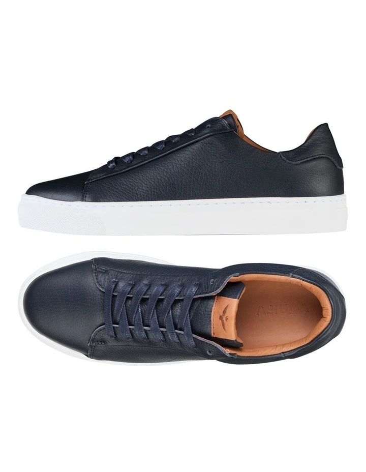 Deco 2.0 Leather Sneakers In Navy 3 Deco 2.0 Leather Sneakers In Navy - Image 3
