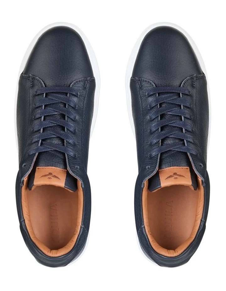 Deco 2.0 Leather Sneakers In Navy 4 Deco 2.0 Leather Sneakers In Navy - Image 4