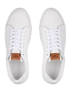 Deco 2.0 Leather Sneakers In White 7 Deco 2.0 Leather Sneakers In White -Myer Clothing Shop 938897200 4 720x928