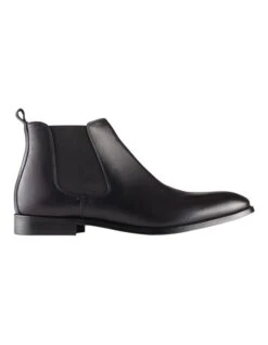Dexter Leather Chelsea Boots In Black