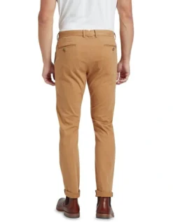 Oxford Luka Stretch Organic Cotton Pants In Biscuit -Myer Clothing Shop 938929960 3 720x928