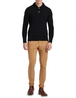 Oxford Luka Stretch Organic Cotton Pants In Biscuit -Myer Clothing Shop 938929960 5 720x928