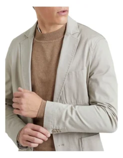 Oxford Daniel Cotton Stretch Casual Jacket In Beige 9 Oxford Daniel Cotton Stretch Casual Jacket In Beige -Myer Clothing Shop 938932750 4 720x928