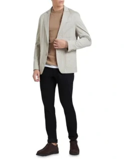 Oxford Daniel Cotton Stretch Casual Jacket In Beige 10 Oxford Daniel Cotton Stretch Casual Jacket In Beige -Myer Clothing Shop 938932750 5 720x928