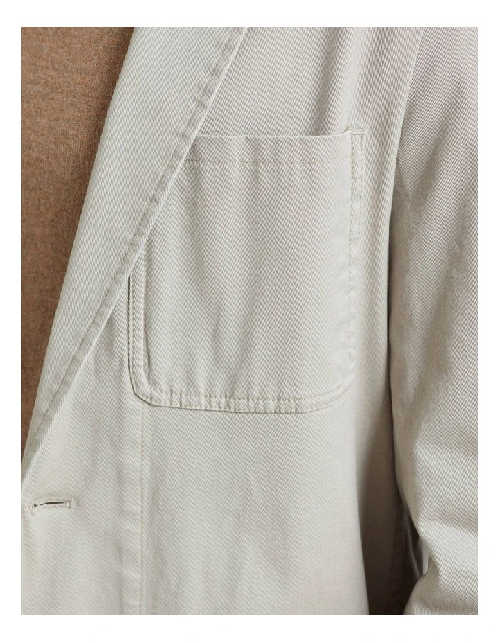 Oxford Daniel Cotton Stretch Casual Jacket In Beige 6 Oxford Daniel Cotton Stretch Casual Jacket In Beige - Image 6