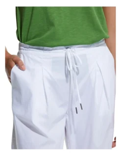 Wide Leg Essential Pant In White 7 Wide Leg Essential Pant In White -Myer Clothing Shop 938940940 4 720x928