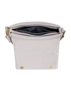 Bubbly Flapover Shoulder Bag In Ivory -Myer Clothing Shop 938942290 4 720x928