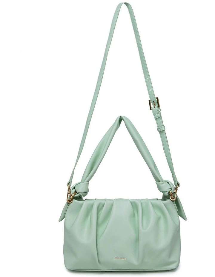 Luna Baguette Shoulder Bag In Pistachio Green 3 Luna Baguette Shoulder Bag In Pistachio Green - Image 3