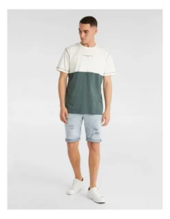 Massimo Ripped Denim Short In Sky Blue -Myer Clothing Shop 939000070 5 720x928