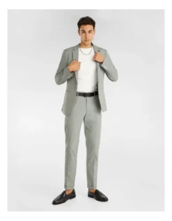 Latrell Slim Suit Jacket In Sage 11 Latrell Slim Suit Jacket In Sage -Myer Clothing Shop 939009880 5 2 720x928