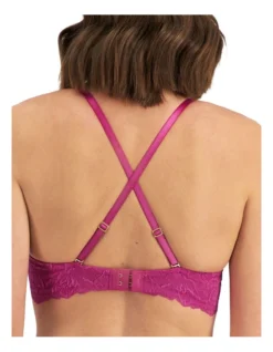 Luxe Lace Non-Contour Bra In Fuchsia Shock 8 Luxe Lace Non-Contour Bra In Fuchsia Shock -Myer Clothing Shop 939016090 939089440 3 1 720x928