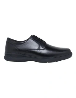 Hush Puppies Legend Black Lace Up Shoe In Black