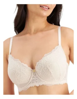 Lace Full Cup Contour Bra In New Pastel Rose