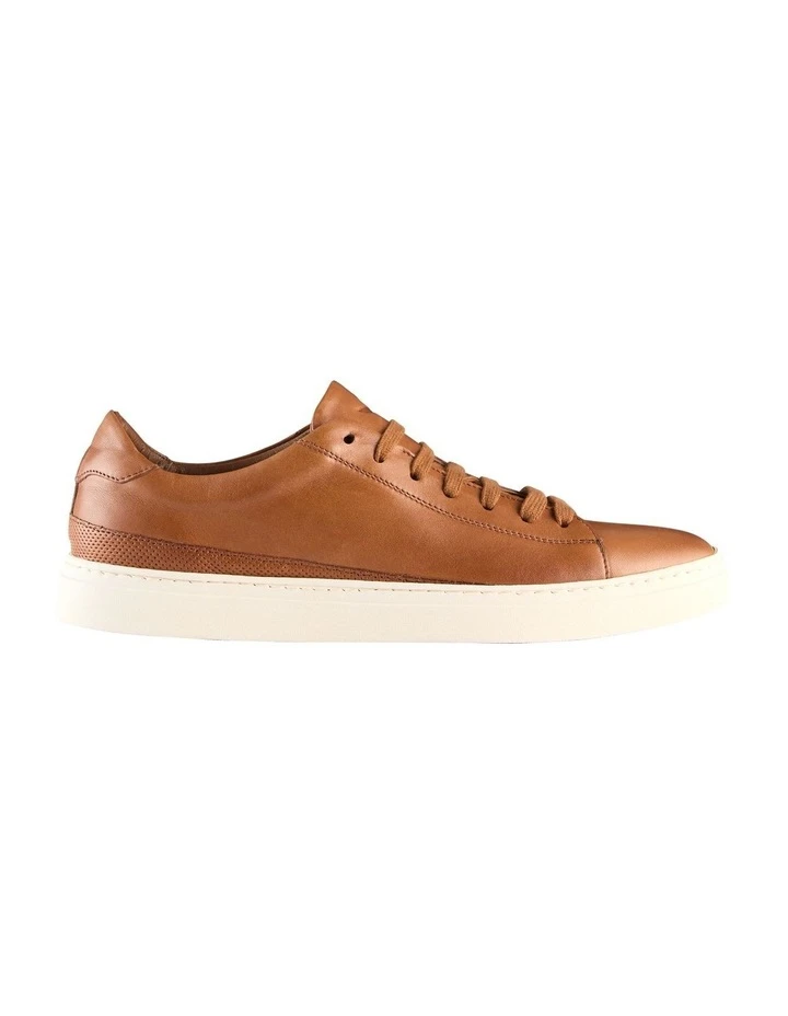 Perry Leather Sneakers In Tan 1 Perry Leather Sneakers In Tan