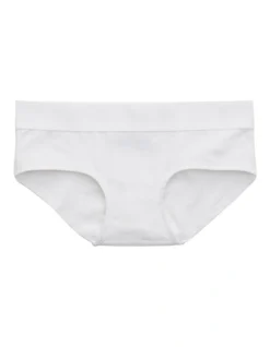 Aerie Cotton Logo Boybrief Underwear In White