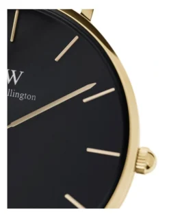 Daniel Wellington Classic 40Mm Sheffield Dial Leather Watch In Black -Myer Clothing Shop 939259900 3 720x928
