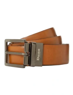 Dune London Opra Belt In Tan