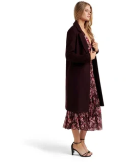 Forever New Mariah Longline Coatigan In Purple -Myer Clothing Shop 939306790 939335680 3 720x928