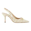 Dune London Click Slingbacks In Neutral