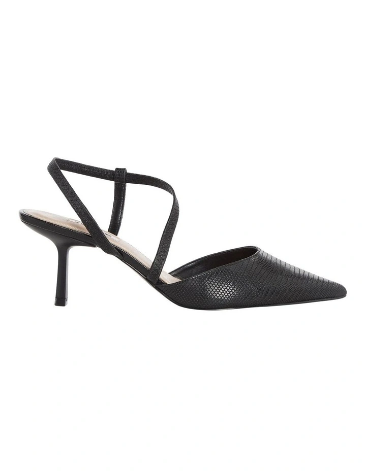 Dune London Colombia Court Shoe In Black 1 Dune London Colombia Court Shoe In Black