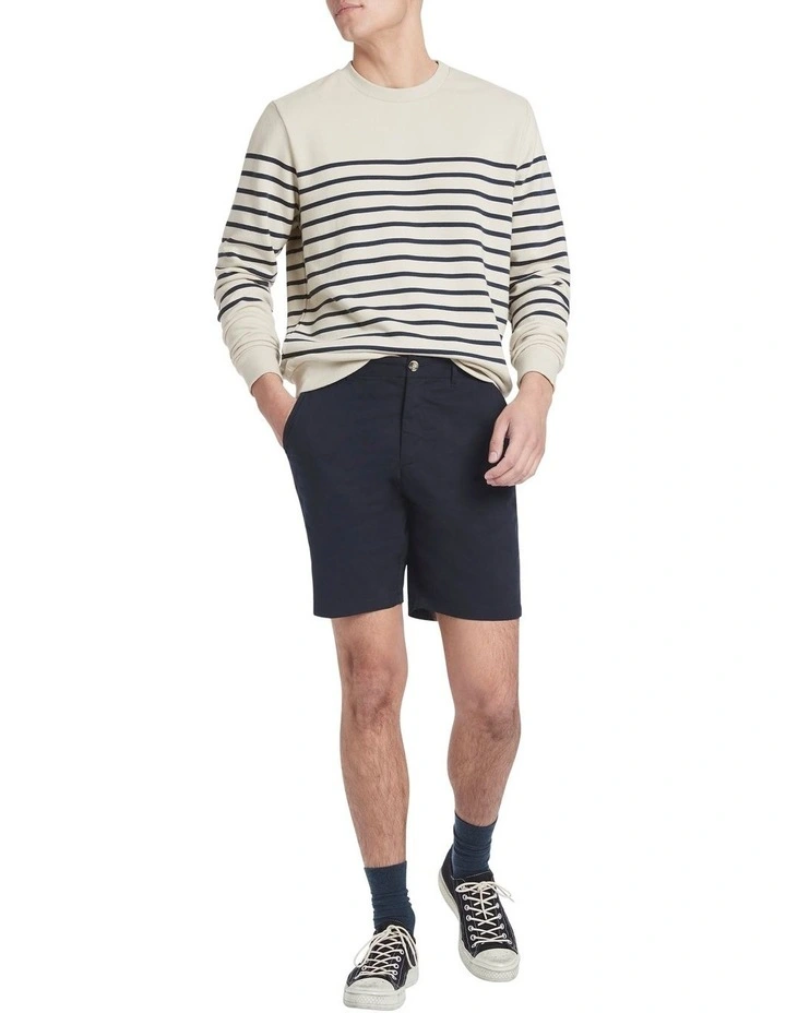 Sam Crew Neck Sweat In Ecru 2 Sam Crew Neck Sweat In Ecru - Image 2