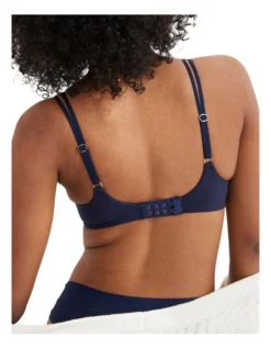 Aerie Real Sunnie Wireless Push Up Blossom Lace Bra In Navy -Myer Clothing Shop 939610450 4 720x928