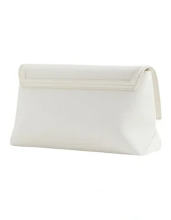 Textured Fold Over Clutch In Bone -Myer Clothing Shop 939697570 939690730 3 720x928