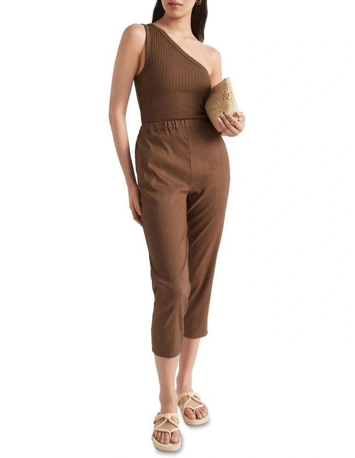 Slim Leg Pant In Brown 1 Slim Leg Pant In Brown