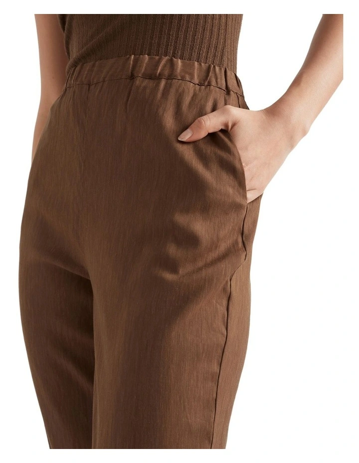 Slim Leg Pant In Brown 2 Slim Leg Pant In Brown - Image 2