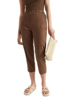 Slim Leg Pant In Brown 6 Slim Leg Pant In Brown -Myer Clothing Shop 939764530 939760840 3 720x928