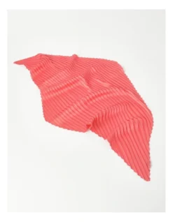 Basque Pleated Neckerchief Scarf In Melon -Myer Clothing Shop 940057300 940058200 3 1 720x928