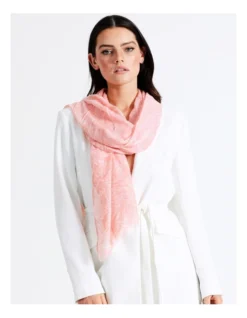 Basque Etched Palm Scarf In Blush -Myer Clothing Shop 940057660 4 1 720x928