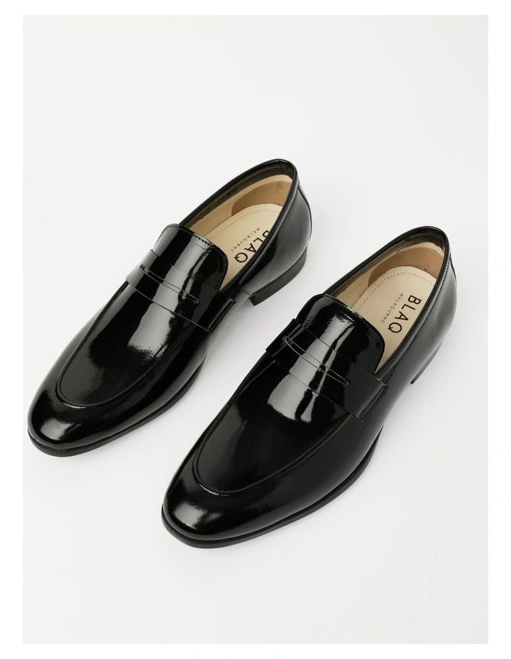 Alexei Penny Loafer In Black 3 Alexei Penny Loafer In Black - Image 3
