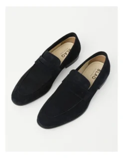Austin Suede Loafer Loafer In Navy -Myer Clothing Shop 940221730 3 720x928