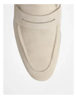 Austin Suede Loafer Loafer In Stone -Myer Clothing Shop 940221820 4 720x928