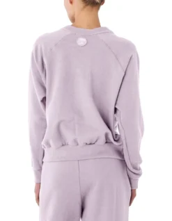 Organic Cotton Raglan Sweater In Lilac 5 Organic Cotton Raglan Sweater In Lilac -Myer Clothing Shop 940590730 3 720x928