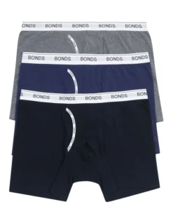 Bonds Guyfront Mid Trunk 3 Pack In Multi