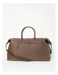 PU Weekender Bag In Brown