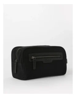 Canvas And PU Toiletry Bag In Black -Myer Clothing Shop 941469850 3 1 720x928