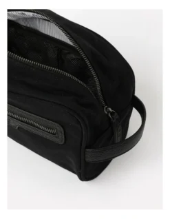 Canvas And PU Toiletry Bag In Black -Myer Clothing Shop 941469850 5 720x928