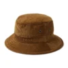 Tilley Italian Corduroy T1 Bucket Hat In Dark Tan